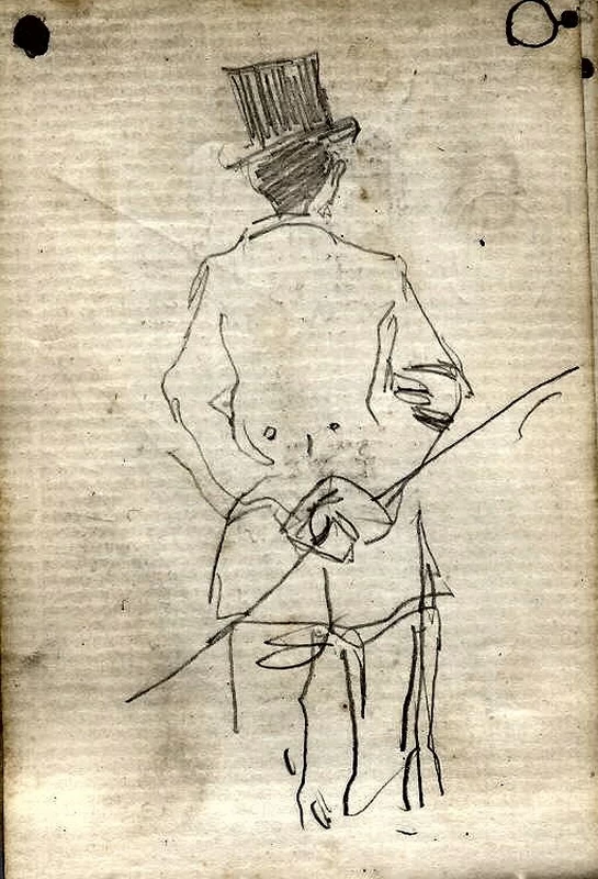 Studio di uomo con cappello